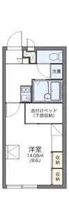 レオパレスドルフィン【103号室】の間取り