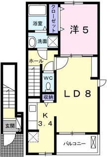 ステラ【2階】の間取り