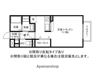 サンショワーⅡ【2階】の間取り