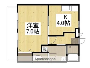 アルカディア幸【202号室】の間取り