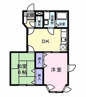 ネオレジデンスA【1階】の間取り