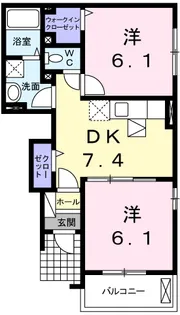ルミナス【1階】の間取り