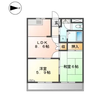 S・Jルミナス【2階】の間取り
