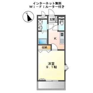 グランディー【2階】の間取り