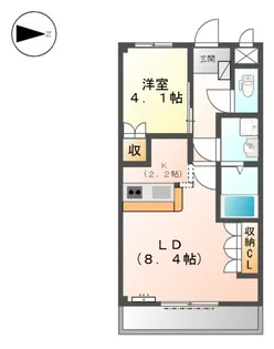 ハイムグランドール【2階】の間取り