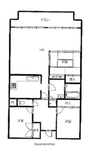 ロイヤルステイツ東辻井【202号室】の間取り