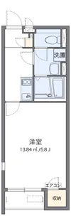 クレイノリュシアン【201号室】の間取り