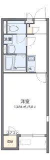 クレイノリュシアン【202号室】の間取り