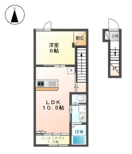 グランディールTS【2階】の間取り