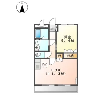 メゾン・フレグランス【1階】の間取り
