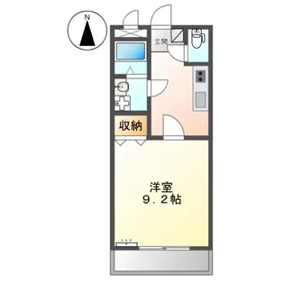 セピア コンフォース【1階】の間取り