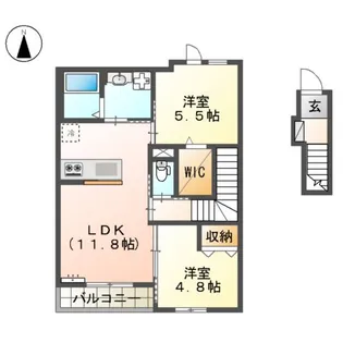 スプランドゥール【2階】の間取り
