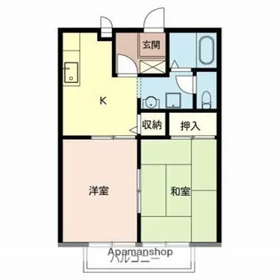 メゾン・リバーⅡ【2階】の間取り