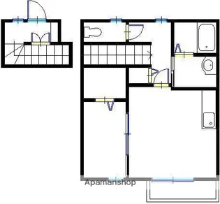コンフォート大谷B【2階】の間取り