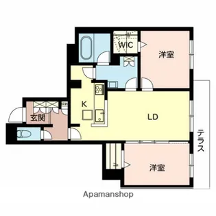 シャーメゾンオリーブ【1階】の間取り