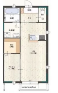 フェリオR【101号室】の間取り