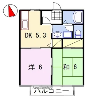 アルカンシェール【103号室】の間取り