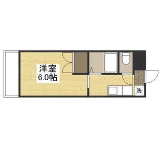 エステートピアセルベイユⅡ【206号室】の間取り