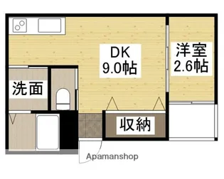 コティ網干【103号室】の間取り