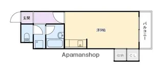 レジデンス西庄【2階】の間取り