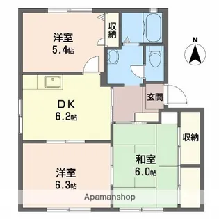 レガートⅡA【1階】の間取り