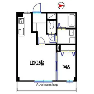 ローレルコート宮西【1階】の間取り