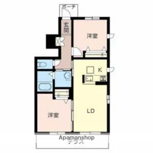 シャーメゾン塩屋【101号室】の間取り