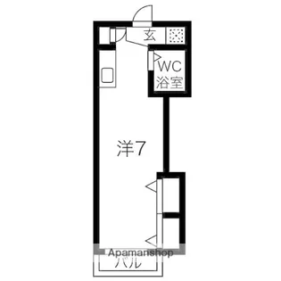 ジュネス野里【106号室】の間取り