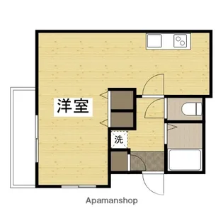 ジュネス野里【1階】の間取り