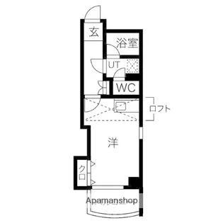 リゾティ城南【801号室】の間取り