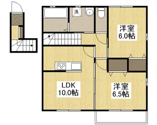 ネットハイツA【202号室】の間取り