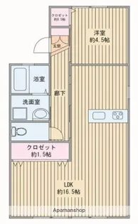 タデノハイツ【103号室】の間取り