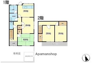 兵庫県姫路市広畑区清水町2丁目【一戸建】の間取り