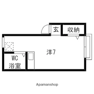 メゾン澤田 G棟【202号室】の間取り
