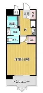 1Kの間取り画像