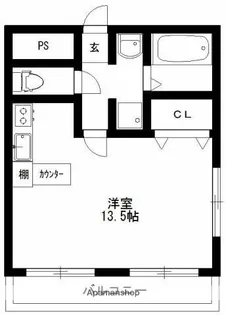 グランドール姫路【305号室】の間取り
