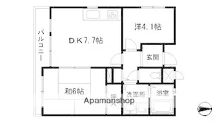 ラメール大塩【1階】の間取り