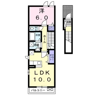 サンセールⅦ【2階】の間取り