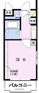シャトー姫路【305号室】の間取り