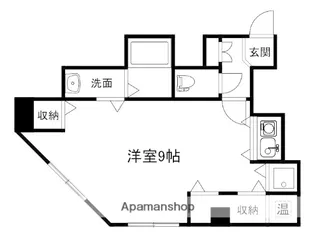 エーデルハイム三共【4階】の間取り