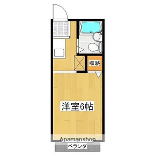 リヴェール北代【2階】の間取り