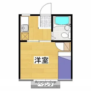 パナハイツアロウ【203号室】の間取り