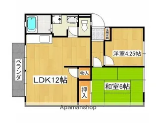 アーバン寺内【201号室】の間取り