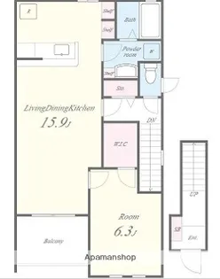 アマービレ【2階】の間取り