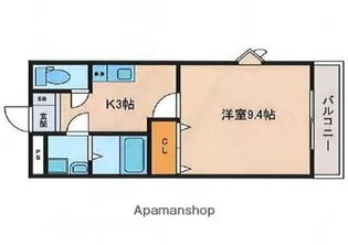 RIVERしらさぎ【1階】の間取り