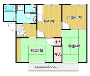 叶い坂【2階】の間取り