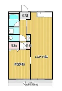 コーポ益三【3階】の間取り