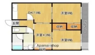 グレイス姫路【502号室】の間取り