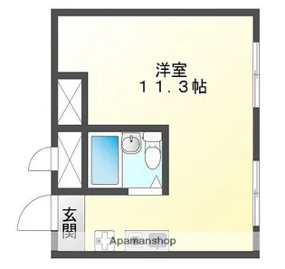 しらさぎメモリアル【203号室】の間取り