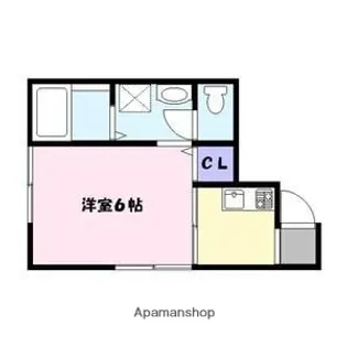 CALMEリーオ【2階】の間取り